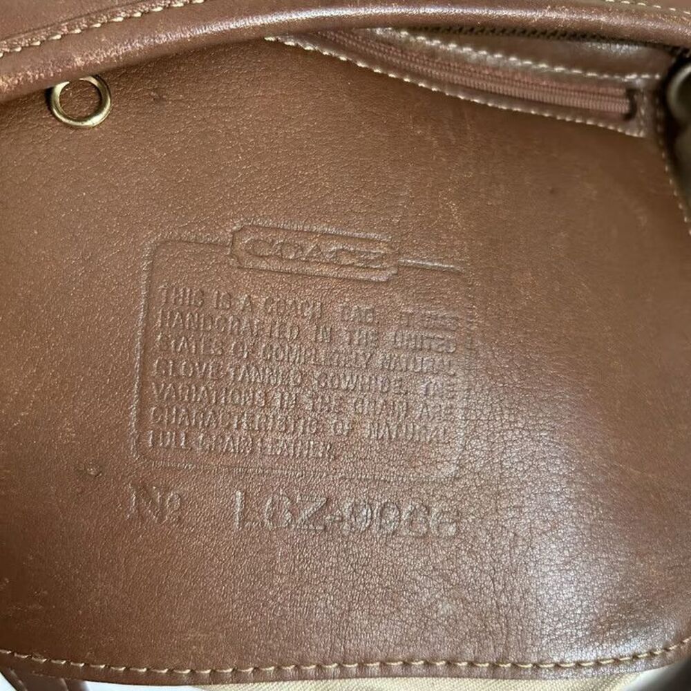 Coach Vintage 9966 Legacy Small Hobo Shoulder Bag Brown Glove Tanned Leather - Picture 9 of 9